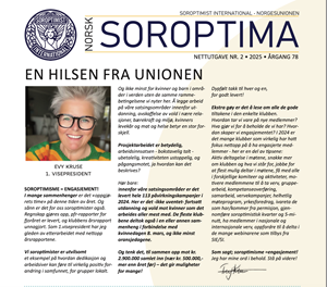 Soroptima - Medlemsblad for Norsk Soroptima